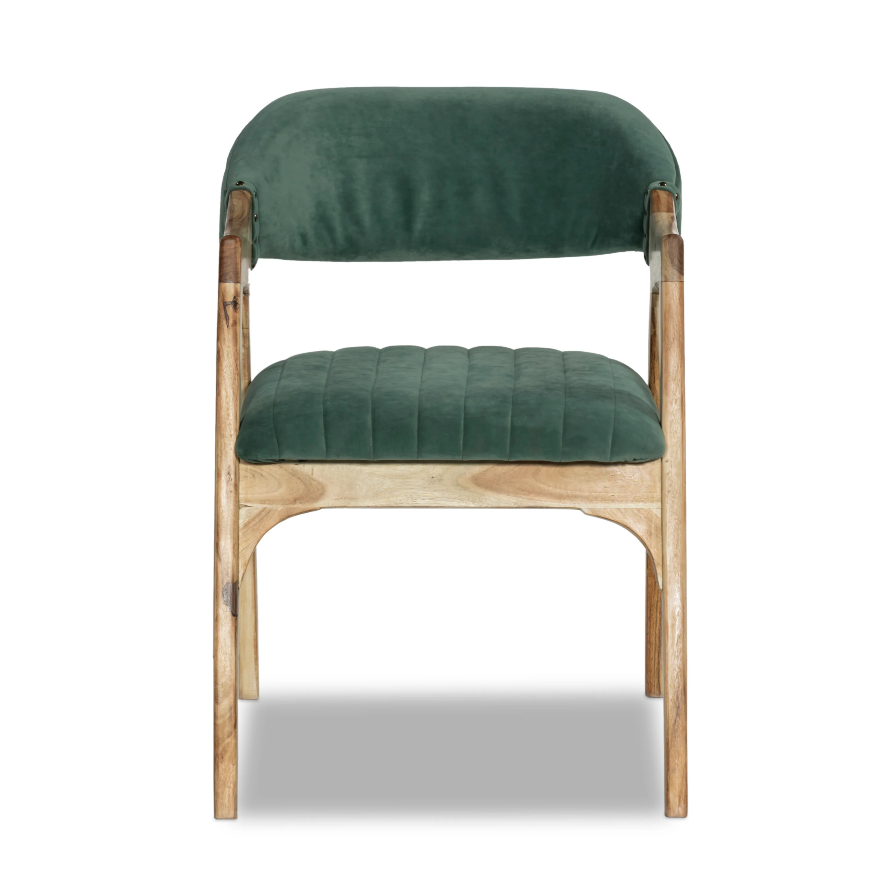 Marquess Green Velour Chair in Acacia - Image 9
